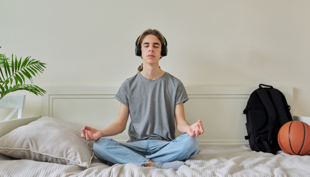 mental health practice with meditation