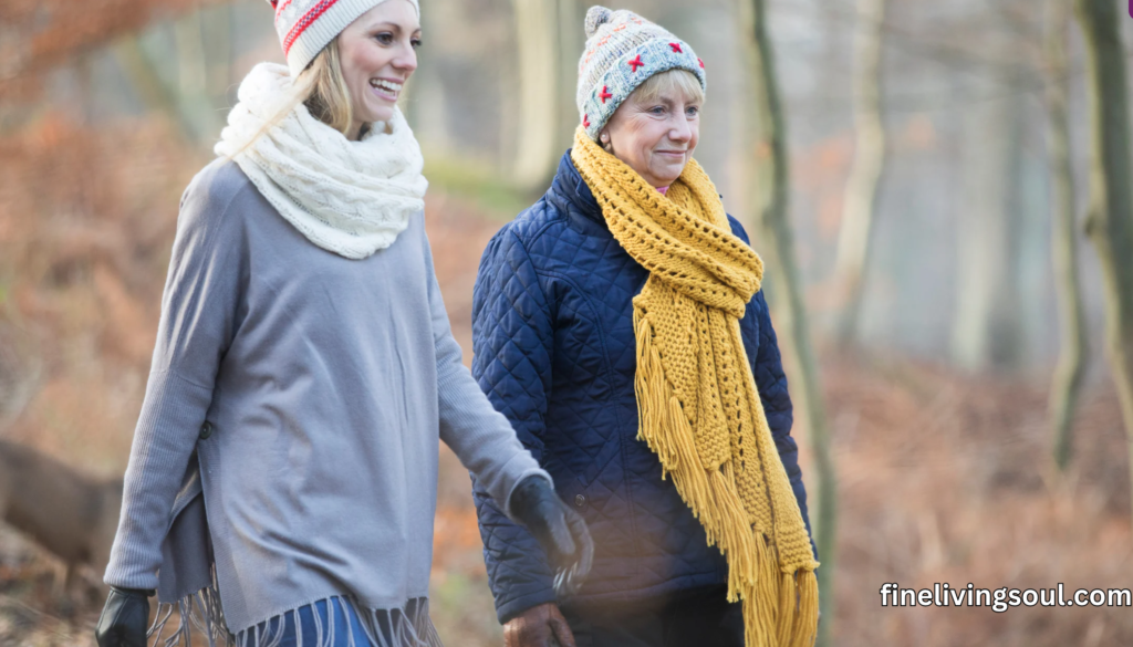 two people connecting as a sign of calm